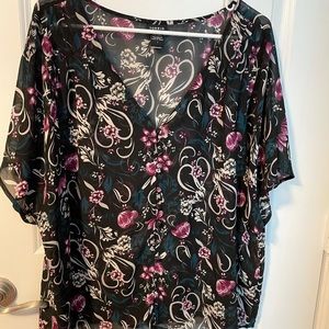 Torrid Black short sleeve blouse